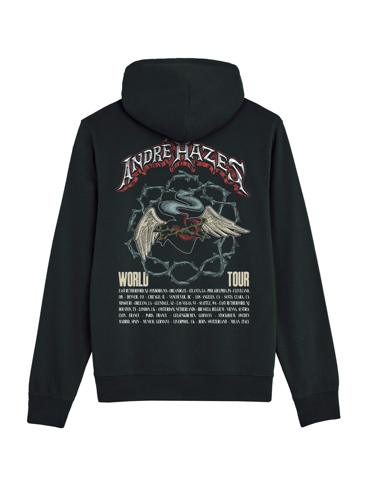 Hoodie André Hazes world tour back